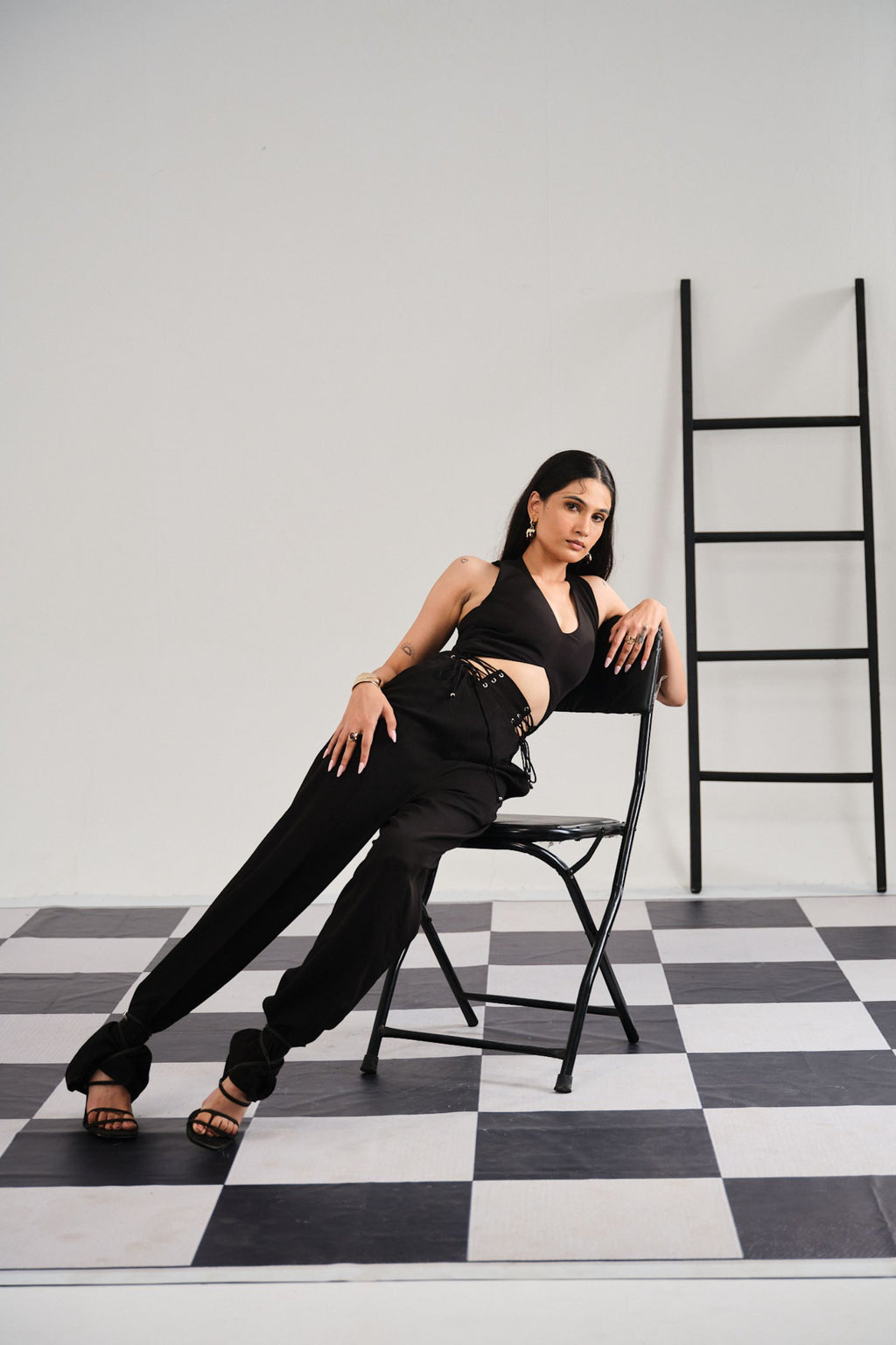 The Raven Lace-up Pants