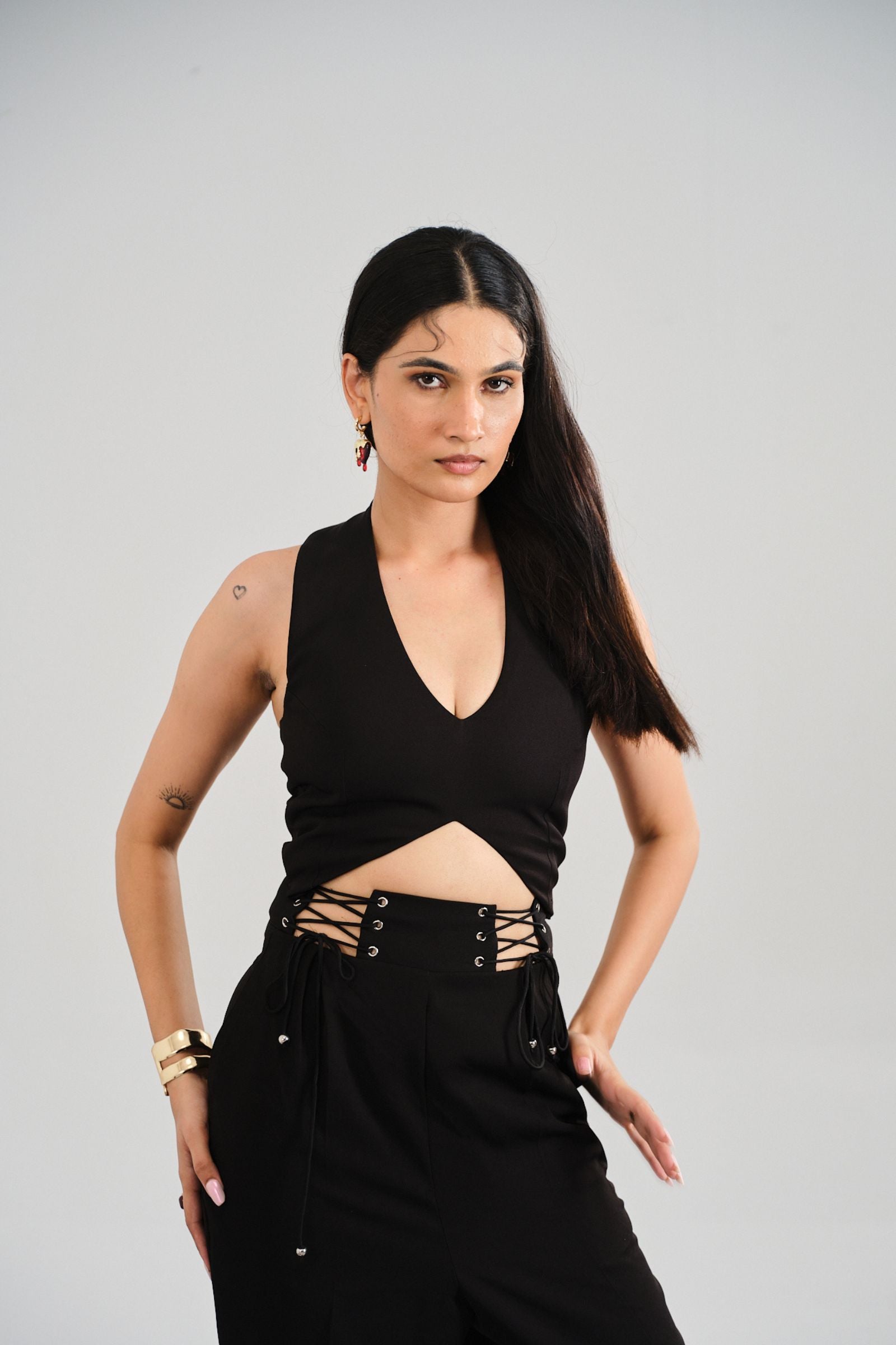 The Raven Cut-out Top