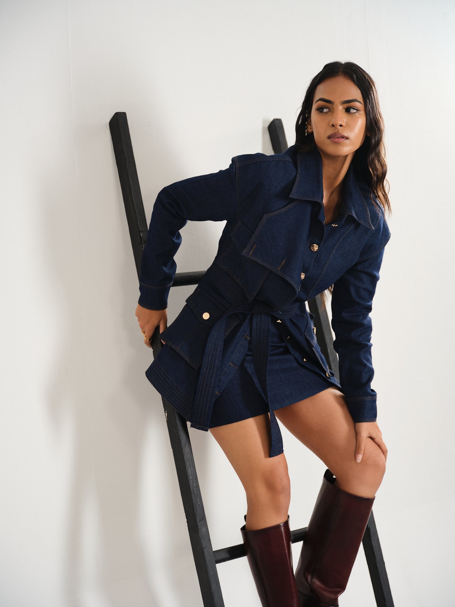 The Lyon Denim Skirt