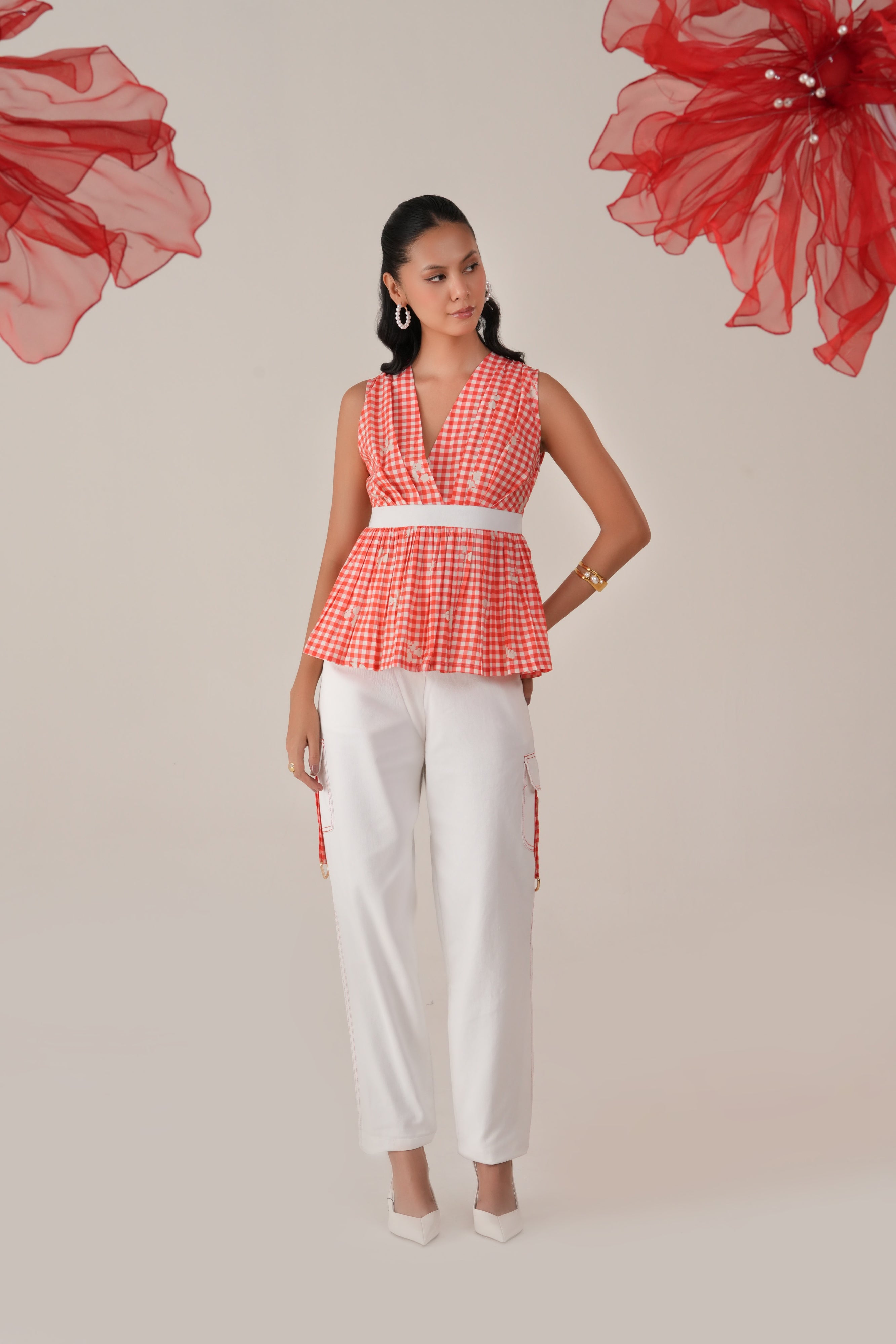 Sunset Check Co-ord Set