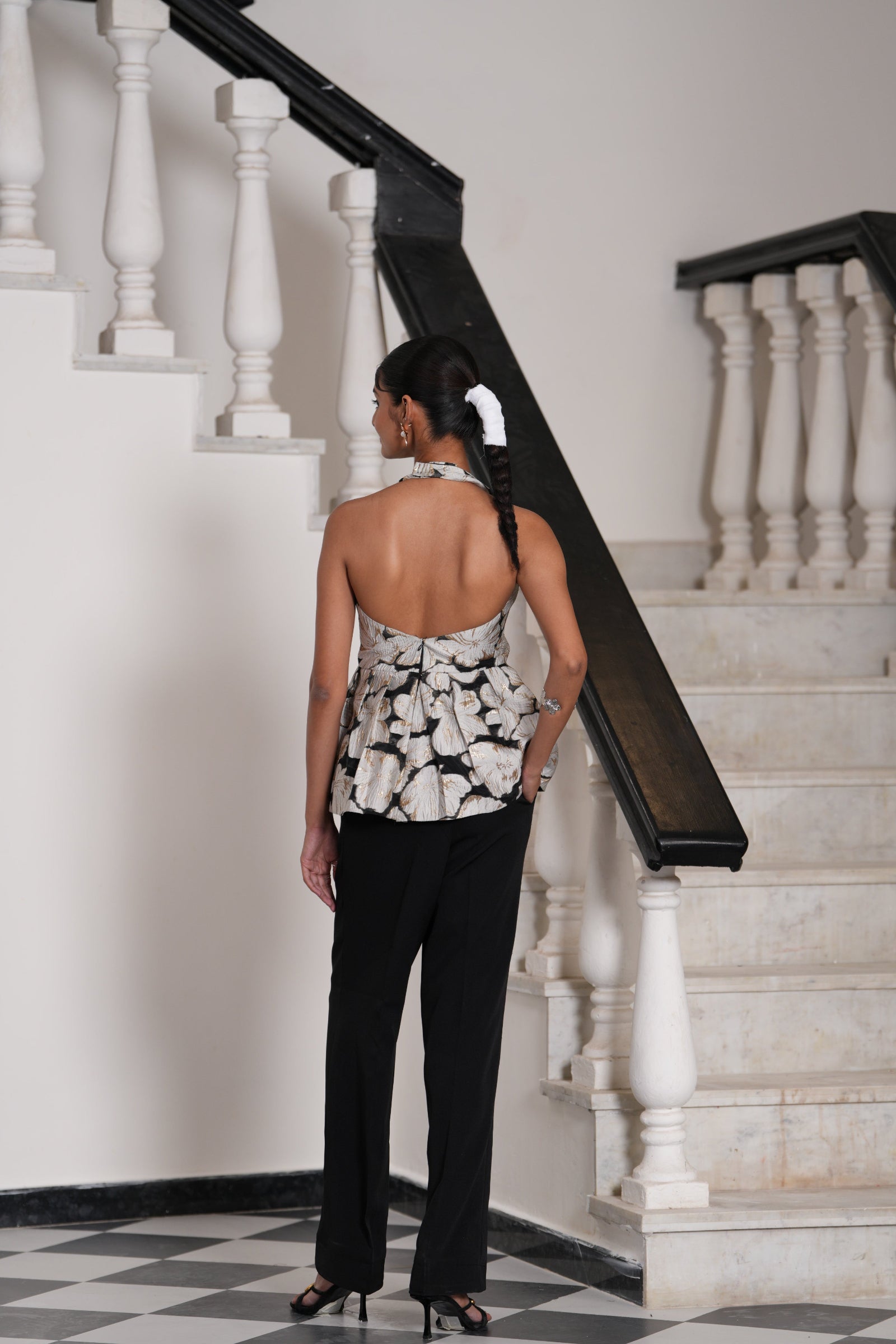 Noir BLoom Top
