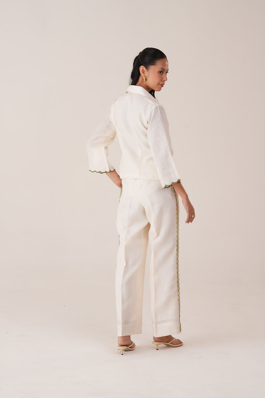 Ivory Trim Shirt