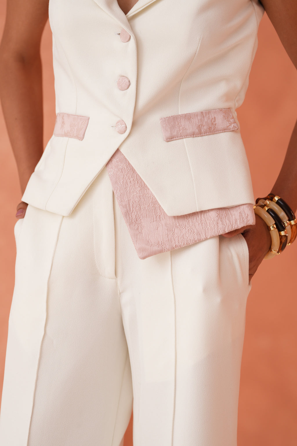 Ivory Blush Top