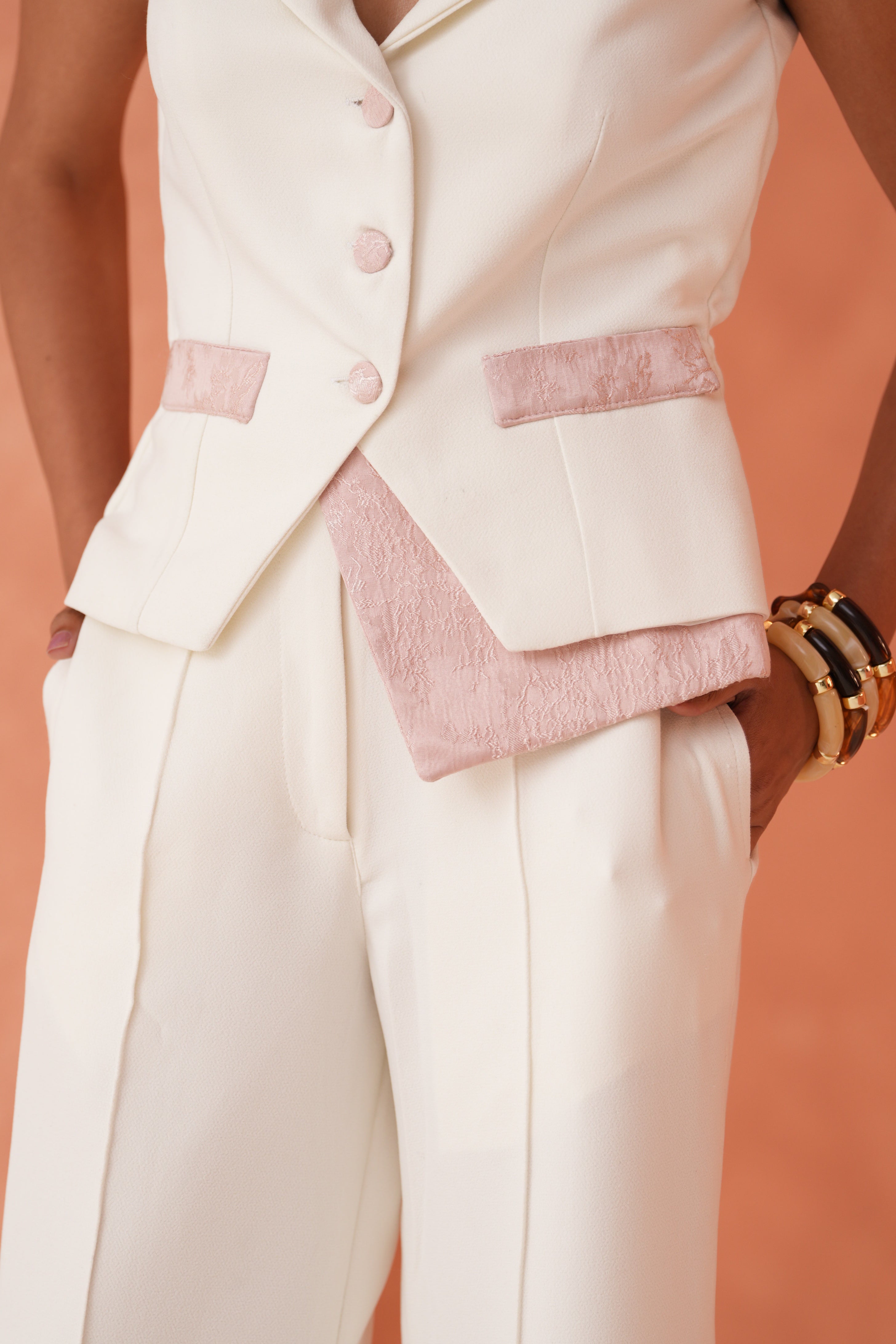 Ivory Blush Top